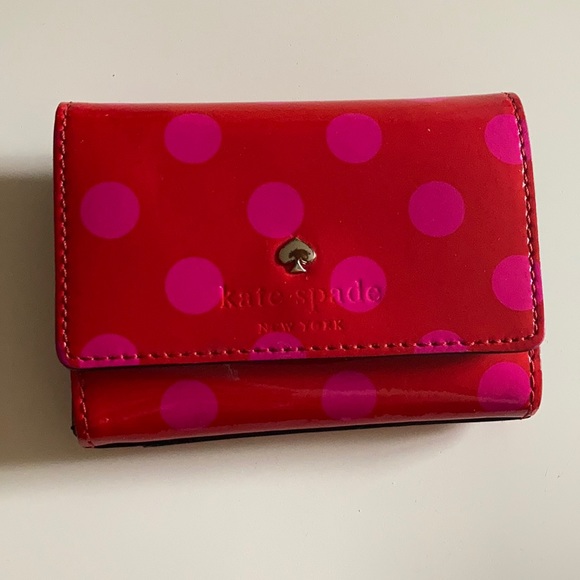 kate spade Handbags - Pink Polka Dot Kate Spade Wallet